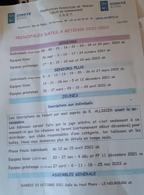 Lire la suite à propos de l’article Championnat par équipes hiver 2021/2022