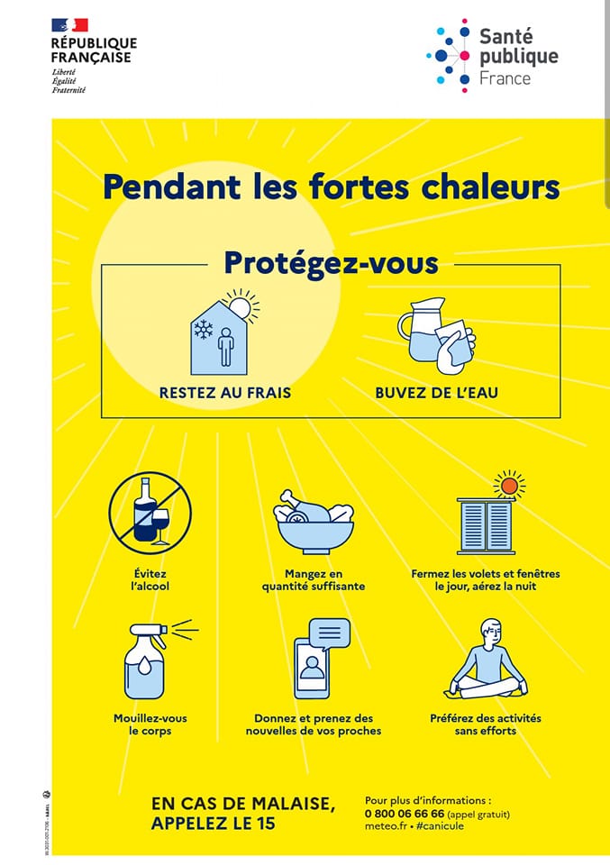 Lire la suite à propos de l’article ALERTE FORTES CHALEUR – METEO