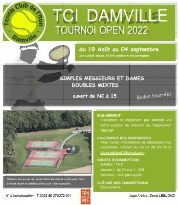 Lire la suite à propos de l’article TOURNOI OPEN 2022