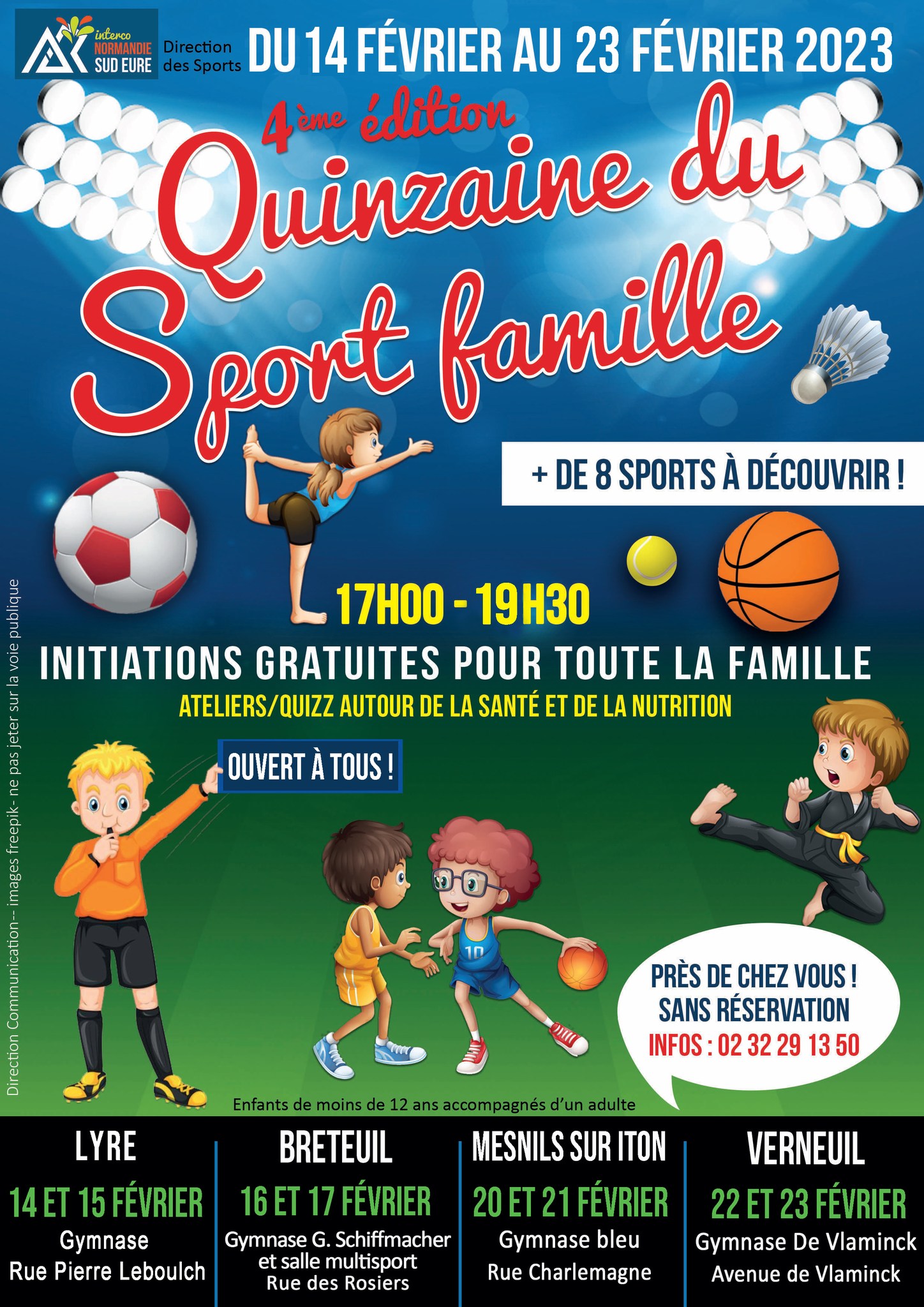 Lire la suite à propos de l’article 4ème édition – Quinzaine du sport famille 2023