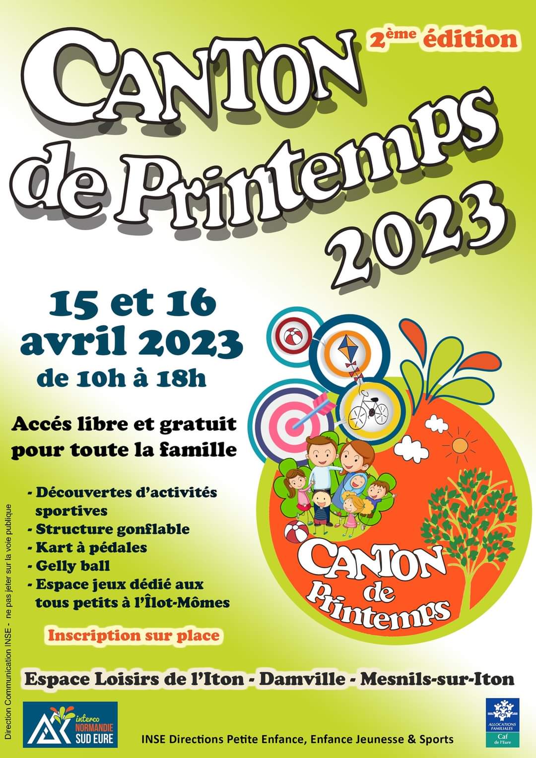 Lire la suite à propos de l’article CANTON DE PRINTEMPS 2023 – 2ème édition !