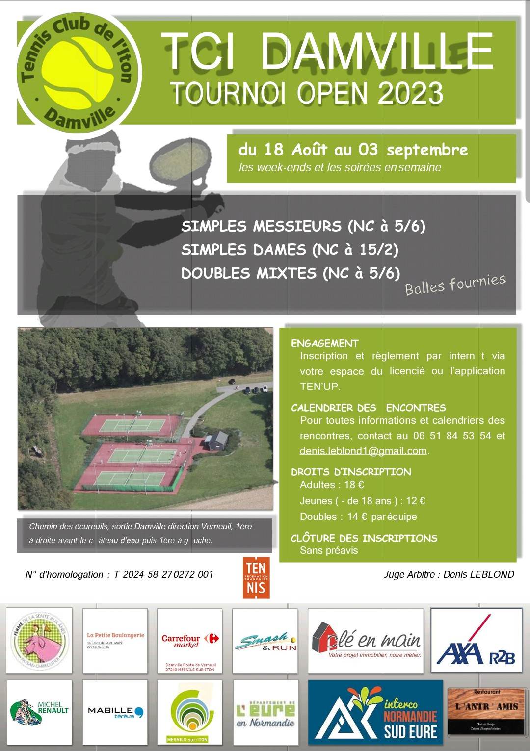 Lire la suite à propos de l’article Tournoi Open 2023 du TCI