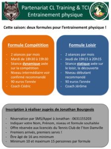 Lire la suite à propos de l’article Inscriptions Préparation Physique 25/26