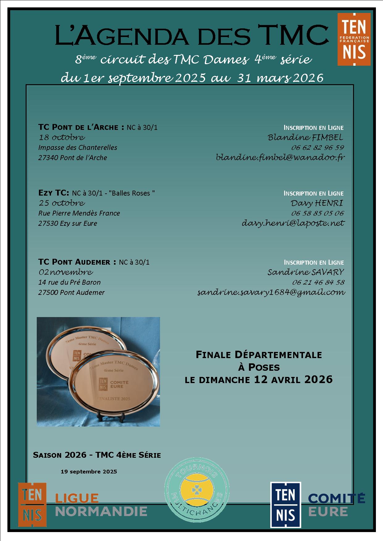 Lire la suite à propos de l’article TMC Dames 4ème série