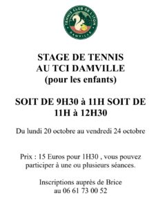 Lire la suite à propos de l’article Stage enfants à la Toussaint : 1ère semaine des vacances