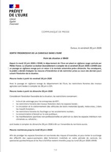 Lire la suite à propos de l’article Reprise normale des activités – Post Canicule